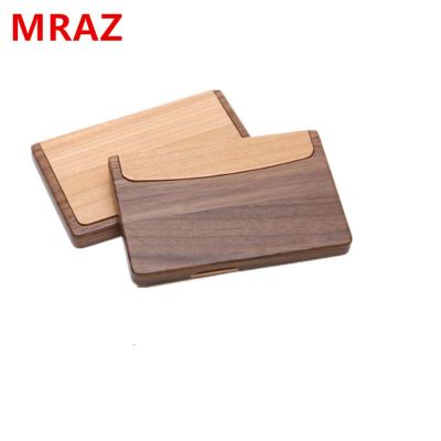 China 2019 NEW NATIONAL Ware Corporate Business Promotional Gifts Wooden Business Card Holder for sale