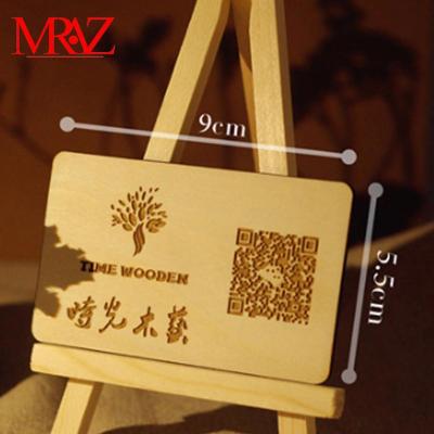 China Wholesale Africa Bamboo Or Wood Carving Business Cards Printed On Wood for sale