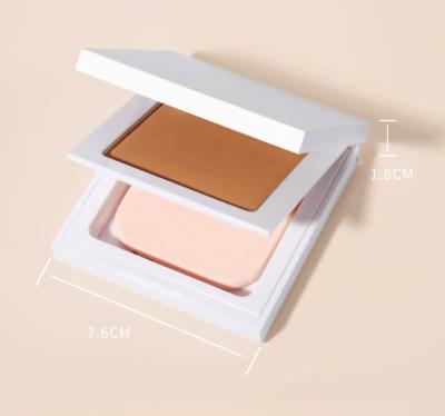 China Brighten Press Powder Highlighter Bar Makeup Vegan Private Label Concealer Pressed Powder 15 Colors Contour Bronzer Base for sale