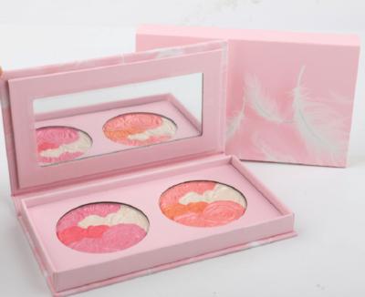 China OEM Sunscreen Blush Pink Vegan Blush Palette Highlighter Custom Logo Blush Cosmetics Makeup Blush for sale