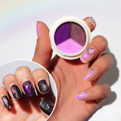 China Nail Paint Chrome Nail Powder Dye Powder Nails Glitter Powder Nail Art for sale