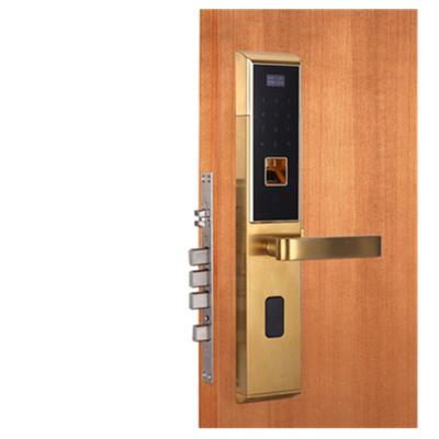 China 6080plus Biometric Fingerprint door lock Password door lock fingerprint locks for sale