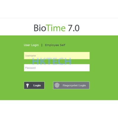 China BioTime8.0 BioTime7.0 adms webserver time attendance remote management attendance software for sale