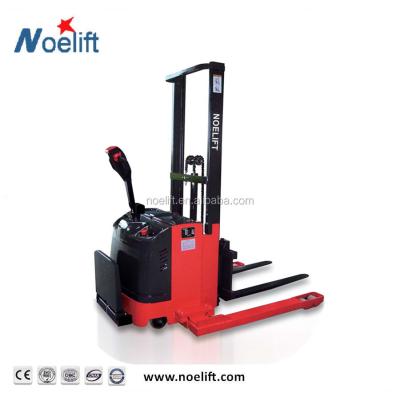 China Electric Hotels Straddle Pallet Jack Stacker 2ton Wide Leg Stacker for sale