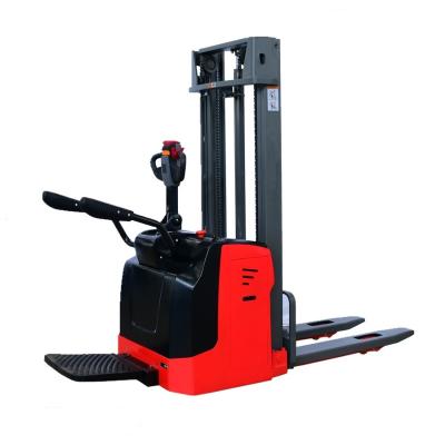 China Hotels 1.5ton drum stacker, DC forklift stacker/electric stacker crane/fully electric hydraulic stacker for sale