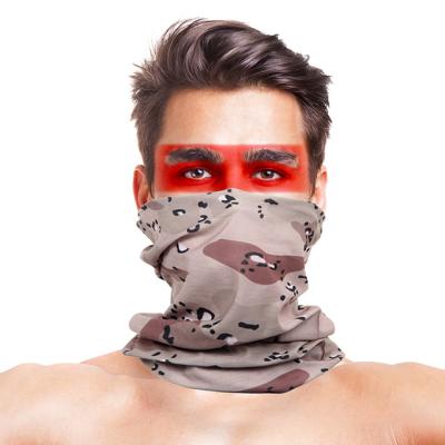 China Wholesale Four Seasons Factory Ghost Pirate Skull Seamless Half Face For Dust Wind Sun Tube Bandana For Women Men for sale