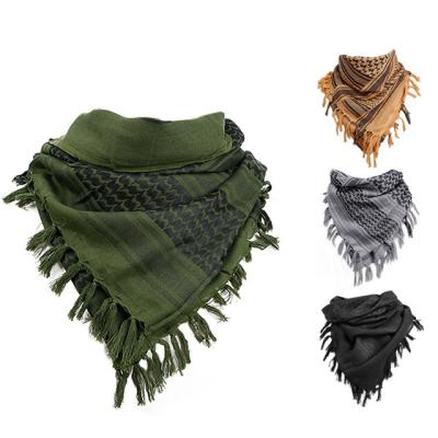 China Square Acrylic Winter Fashion Pattern Plaid Cotton Women Scarf Arab Main Knitting Scarf Men Cotton for sale