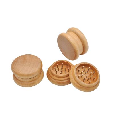 China OEM Wholesale Custom Wooden Herbal Smoke Grinder Wooden Tobacco Herb Grinder for sale