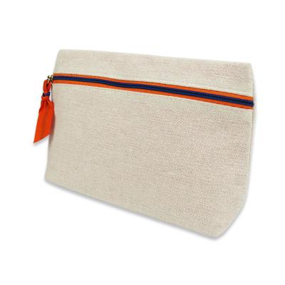 China Travel Pastoral Style Bag Natural Recycled Casual Durable Cosmetic Bag High Quality Durable Cotton for sale