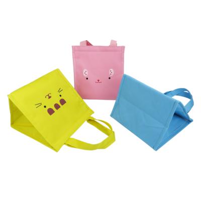 China Insulated Reusable Cartoon Insulated Thermal Aluminum Foil Lunch Bag Kids For School for sale