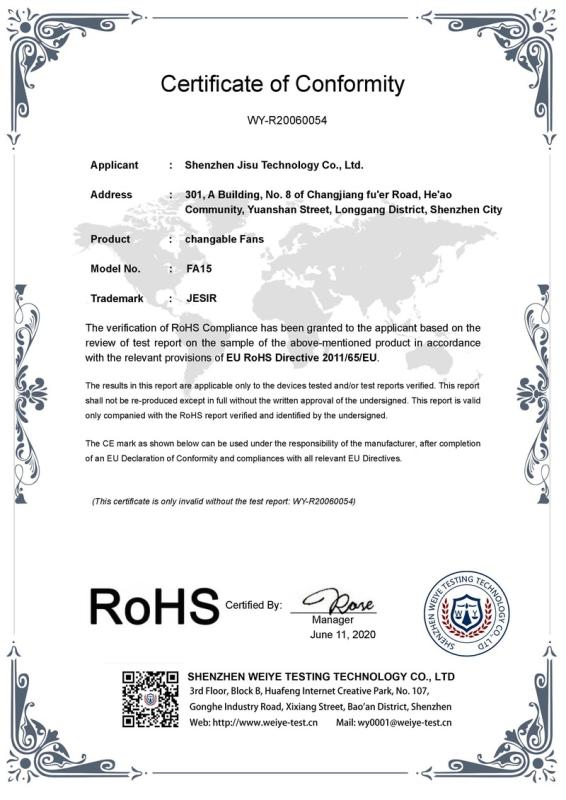 RoHS - Shenzhen Jisu Technology Co., Ltd.