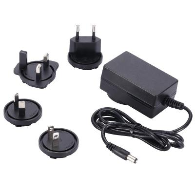 China compact design 15v 2a 15 volt interchangeable plug power adapter 2 amp dc to ac power adapter WW1502000 for sale