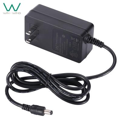 China ABS And PC Power Adapter 24V 2A 15V 3A 12V 4A Wall Type AC Adapter With UL62368 TUV-GS CE ROHS RCM for sale