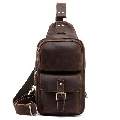 China OEM Daily Mini Single Sling Bag For Men's Bags Cross - Body Fanny Pack Travel Chest Custom Employee Or Work for sale