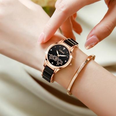 China Luxury LONGBO Water Resistant Diamond Watch Women, Watch Women 2023 Stainless Steel Strap Set For Men for sale