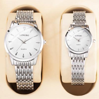 China Suppliers of LONGBO Water Resistant Watches Wholesale Bulk, Couples Watch Set Men's Designer Watches Famous Brands Women for sale