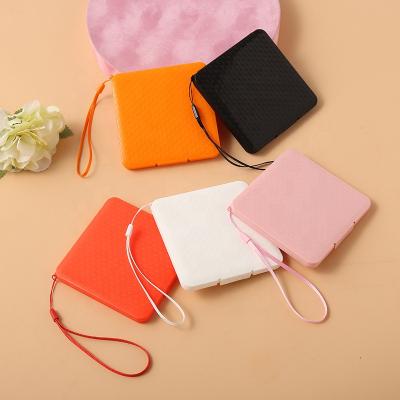 China Recycled Materials Mask Case For Kids School Multicolor Wallet For Cards Gift Storage Box Portable Disposable 3layer KN95 Mask Case for sale