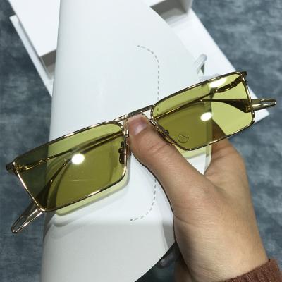 China Trendy Fashion Sunglasses Customize Retro Sun Glass Decoration Metal Accessories Polarized Square Sunglasses for sale