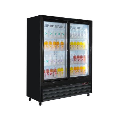 China Single-Temperature Upright Beverage Counter Showcase Merchandiser Beverage Fridge Cooler for sale