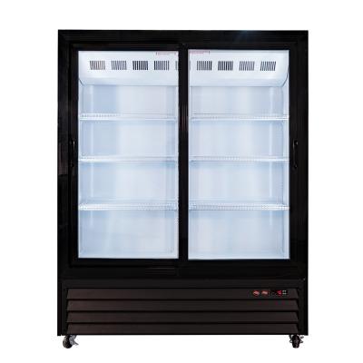 China New Design Single-temperature Cooler Beverage Display Door Refrigerator Energy Drinks Display Glass Refrigeration Hardware for sale