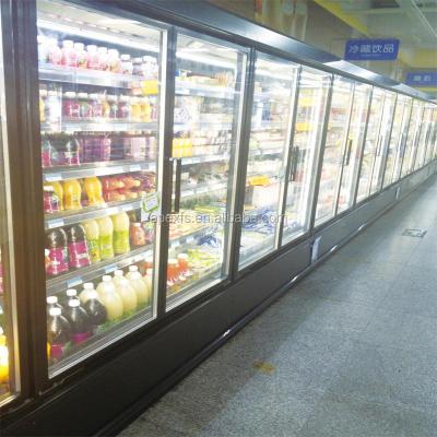 China Single-temperature commercial open display refrigerator for vegetable and fruit display in supermarket for sale