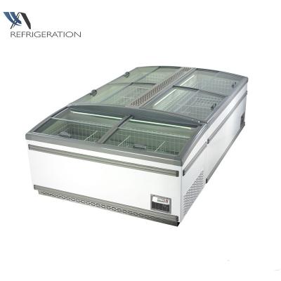 China Single-temperature Hot Sale Single Temperature AHT Freezer Showcase , Combo Island Freezer for sale