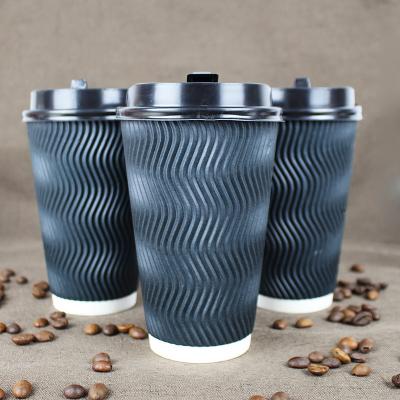 China Disposable China Factory small paper cup 8oz double wall arabic coffee cups paper logo custom for sale