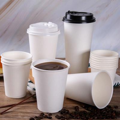 China Disposable Customized wholesale biggest manufacturer disposable 6oz 12 oz 15oz 20oz paper cup double wall for sale