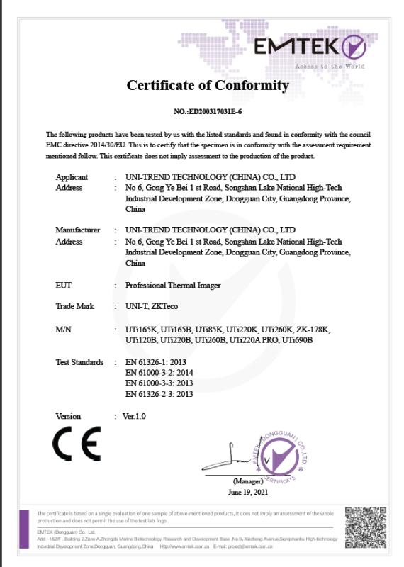 CE - Uni-Trend Technology (china) Co., Ltd.