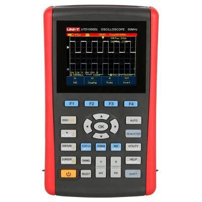 China UTD1050DL UNIT 7 Inch Widescreen LCD Digital Memory 2CH Handheld Oscilloscopes Scope Meter Displays USB Interface UTD1050DL for sale