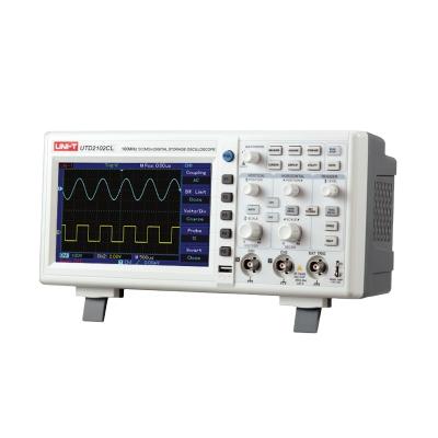 China Portable USB UTD2102e 100MHz Bandwidth 2 Channel Oscillograph 500Ms/S 7