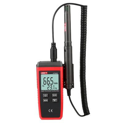 China UT333S Mini Temperature Humidity Meter Outdoor Hygrometer Overload Indication Unit Conversion LCD Display Backlight Hygromet 110mm*53mm*26mm for sale