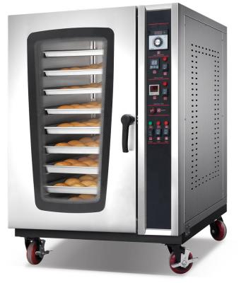 China Commercial Supply 8/10 Stainless Steel Trays Gas Convection Oven Baking Bakery Gas Bread Making Machine for sale