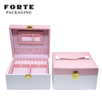 China FORTE Leather Jewelry Storage Case High Quality Eco-friendly Storage Case for sale