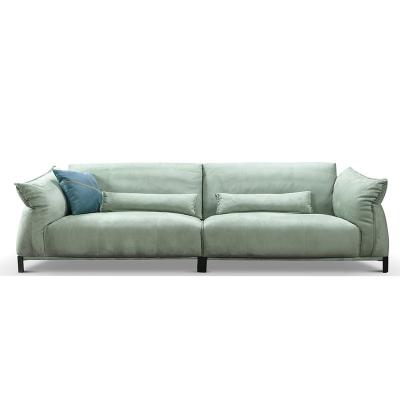 China Modern Custom High Quality Solid Wood Modern Soft Frame 4 Seater Sofa for sale