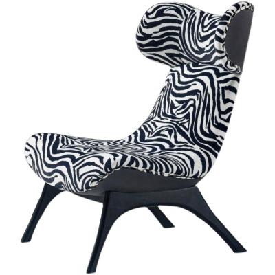 China Good quality furniture lounge chair zebra pattern leisure reclining hot selling modern chair for sale