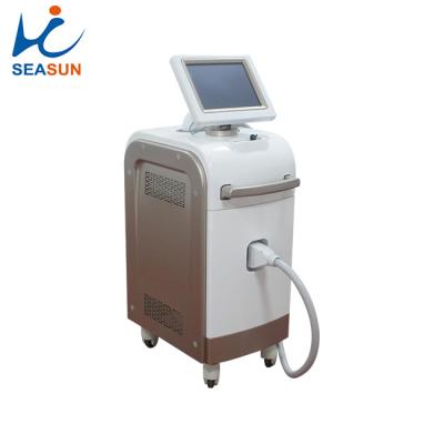 China Painless full body laser hair removal machine 808nm with white and rose for sale