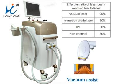 China Mini Pain Free Permanent Vacuum Laser Hair Removal Equipment For Men Use for sale