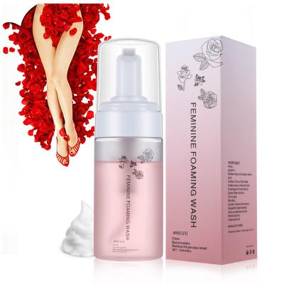 China Wholesale Feminine Hygiene Product Rose Yoni Wash pH Balanced Foam Female Intimate Cleansing Deodorant Feminine Hygiene Care pH Balanced Foam Detergent for sale