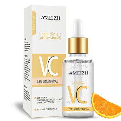 China Free Sample AMEIZII Skin Revitalizer AMEIZII Vitamin C Face Serum Soin De Peau Vit C Organic Skin Care Serum Whitening Facial Serum for sale