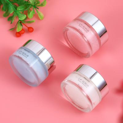 China Natural Moisturizer Levrebs Roses Lip Scrub No Logo StrawbAerry Blueberry Coconut Moisturizing Hydration Whitening Lip RCream Sugar Scrub for sale