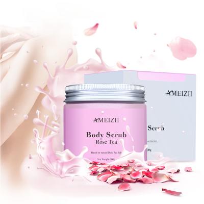 China AMEIZII Exfoliator Skin Care Body Scrub Dead Skin Removing Exfoliating Nourishing Skin Care Whitening Face Body Scrub Private Label for sale