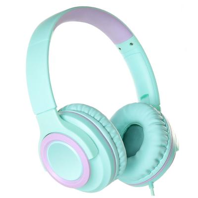 China Perfect Sound 3.5mm Jack Foldable Lightweight Stereo Headphones for Kids School Travel Cell Phones Brands Kindle Tablet for sale