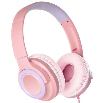 China Perfect Sound Kids Headphones Wired Headphones For Kids Teens, Kids Headphones With Volume Limit, Foldable Adjustable On Ear Headphones for sale