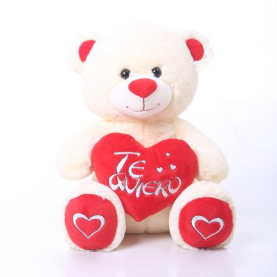 China Soft Plush Toy 25CM OEM Fur Fabric Teddy Bear Plush Toys Soft Teddy Bear Teddies For Valentine's Day Gift for sale