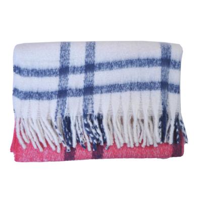 China PORTABLE Custom Fabric Super Soft Warm Wool Throw Blanket for sale