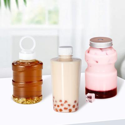 China Beverage Source Factory Wholesale PET Plastic Bottle Disposable Coffee Beverage Soda Packaging Container Customized Food Grade Plastic for sale