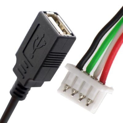 China OEM Assembly USB A Female  to JST 2 3  Pin PH XH 1.0mm 1.5mm 2mm Connector Pitch Cable for sale