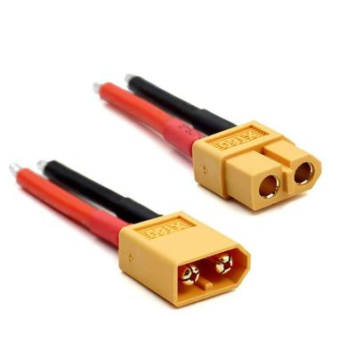 China High Quality XT60 Male Female Plug Connector 12AWG Silicon Wire Lead Extension Cable for RC Lipo Battery FPV Racing Drone for sale