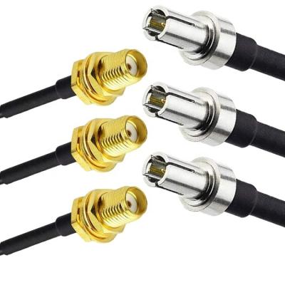 China Custom TS9 to SMA Female Connector Antenna Adapter RF Coaxial Cable for sale